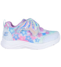 Skechers Shoe w. Lights - Glitter Kicks - Light Blue Lavender