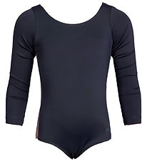 Rethinkit Gymnastikdräkt - Frida - Midnight Blue m. Gammalrosa