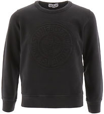 Stone Island Sweatshirt - Black w. Logo