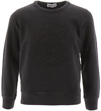 Stone Island Sweatshirt - Black w. Logo