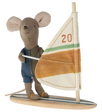 Maileg Mouse - Little brother - Beach mouse - Surfer