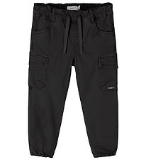 Name It Trousers - Cargo - Noos - NmmBen - Black