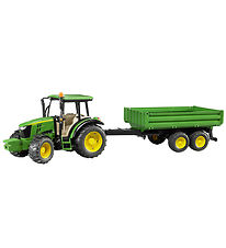 Bruder Vinnuvél - John Deere 5115M M. Eftirvagn - 2108