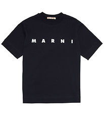 Marni T-paita - Musta, Valkoinen