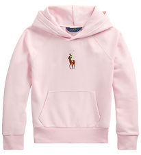 Polo Ralph Lauren Hoodie - Pink w. Logo
