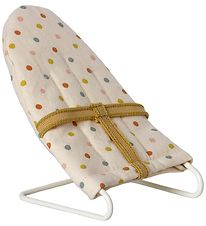 Maileg Recliner - Micro - Off White w. Dots