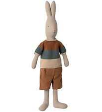 Maileg Soft Toy - Rabbit - Size 4 - 62 cm - Classic - Knitted Bl