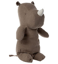 Maileg Soft Toy - Safari Friends - Rhino - Medium+ - Light Brown