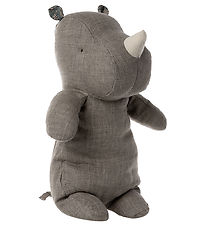 Maileg Soft Toy - Safari Friends - Rhino - Medium+ - Dark Grey