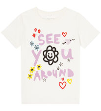Stella McCartney Kids T-shirt - Off White w. Print