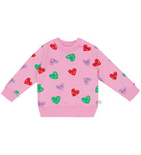 Stella McCartney Kids Sweat-shirt - Rose av. Coeurs