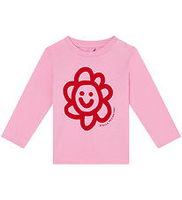 Stella McCartney Kids Pusero - Vaaleanpunainen, Kukka