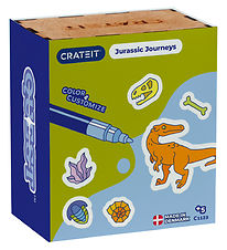 Crateit Kreatives Spielset - Dinosaur - Holz - Prhistorische En