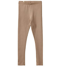 Wheat Leggings - Rib - Maddy - Soft Brown