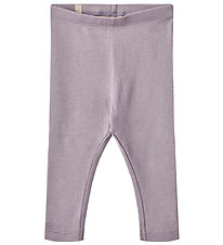 Wheat Leggingsit - Joustinneule - Maddy - Lavender