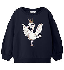 Name It Sweatshirt - NmfValona - Dark Sapphire m. Fgel