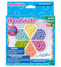 Aquabeads Beads - 800+ pcs - Pastel Solid Bead Pack