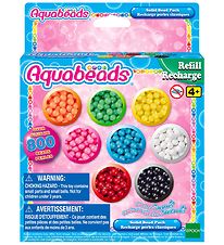Aquabeads Beads - 800+ pcs - Solid Bead Pack - Multicolour