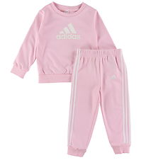 adidas Performance Sweatset - Rosa m. Vit