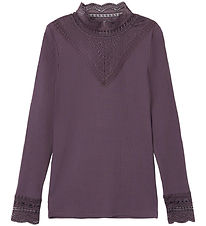 Name It Blouse - Rib - Noos - NkfNuri - Arctic Dusk