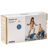MODU Dreamer Set - 34 Parts - 70x40x20 cm - Deep Blue/Sky Blue