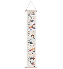 Sebra Wall Decoration - Growth Chart - Busy Builders