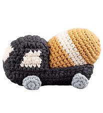 Sebra Rattle - Crochet - Cement truck