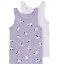 Name It Onderhemd - Noos - NmfTank Top - 2-pack - Lavender