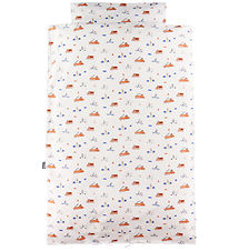 Nørgaard Madsens Bedding - Junior - White w. Fire trucks