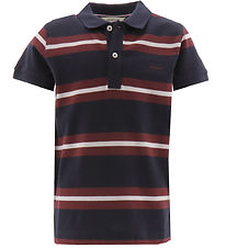 GANT Polo - Evening Blue m. Rot/Weiß
