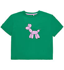 The New T-shirt - TnHarlow - Bosphorus/Pink w. Balloon animals