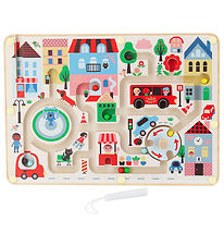 Vilac Magnetic Bead Maze - Wood - Little Town
