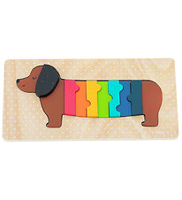 Vilac Jigsaw Puzzle - Wood - 11 Bricks - Dog