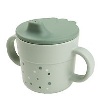 Done by Deer Sippy Cup - Happy Dots - Green