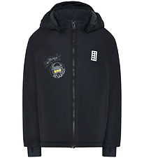 LEGO® Ninjago Winterjacke - LWJesse 607 - Schwarz m. Print