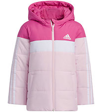 adidas Performance Fóðraður jakki - LK Pad JKT - Bleikt/Hvítur