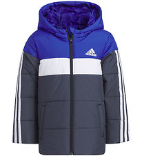 adidas Performance Fóðraður jakki - LK Pad JKT - Blár/Hvítur