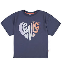 Levis Kids T-shirt - Oversized - Krona Blue m. Hjrta