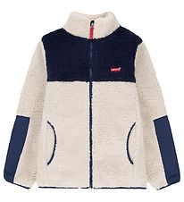 Levis Fleece Jacket - Teddy - Colorblocked Sherpa - Rainy Day