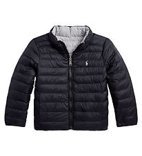 Polo Ralph Lauren Steppjacke - Umkehrbar - Schwarz/Grau
