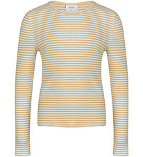 Grunt Blouse - Rib - Gordo - Egg Shell/White Striped