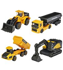 Majorette Toys - Volvo Work machines - 4 pcs