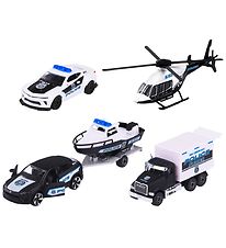 Majorette Toys - 5 Parts - Police vehicles