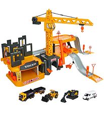 Majorette Toys - 60+ Parts - Construction Site w. Volvo Work mac