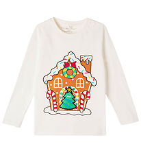 Stella McCartney Kids Blouse - White w. Gingerbread House