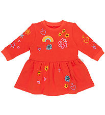 Stella McCartney Kids Sweat Dress - Red w. Embroidery