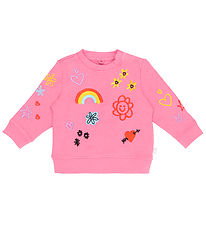 Stella McCartney Kids Sweatshirt - Pink m. Strickerei