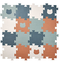 Liewood Play Mat - Ernesto -130x130 cm - Whale Blue Multi Mix