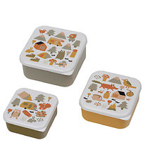 Petit Jour Paris Lunchbox Set - 3 pcs - 11.5 x 5.5 cm - The adve