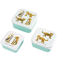 Petit Jour Paris Lunchbox Set - 3 pcs - 11.5 x 5.5 cm - Jaguars